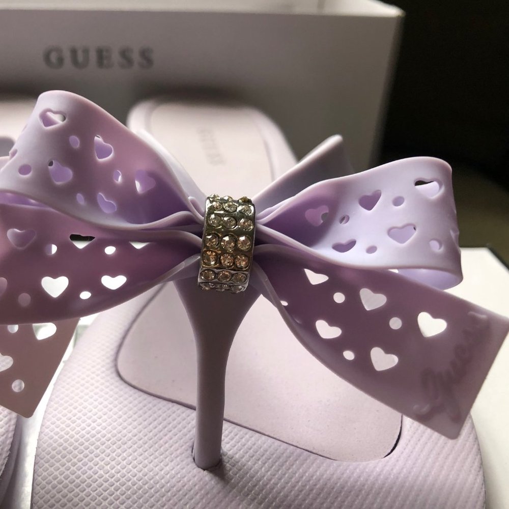 GUESS Los Angeles TUTU 18 BOW Flip Flop 6M - Picture 6 of 8